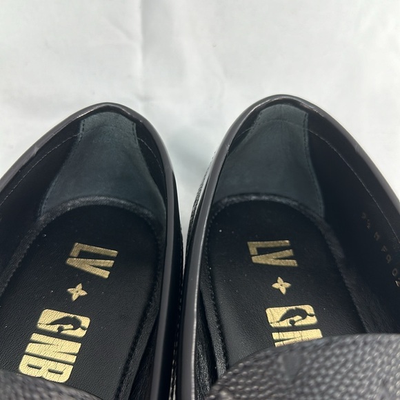 Rare Louis Vuitton LV X NBA Monogram Leather Men's 9.5M Shoes - Picture 7 of 14